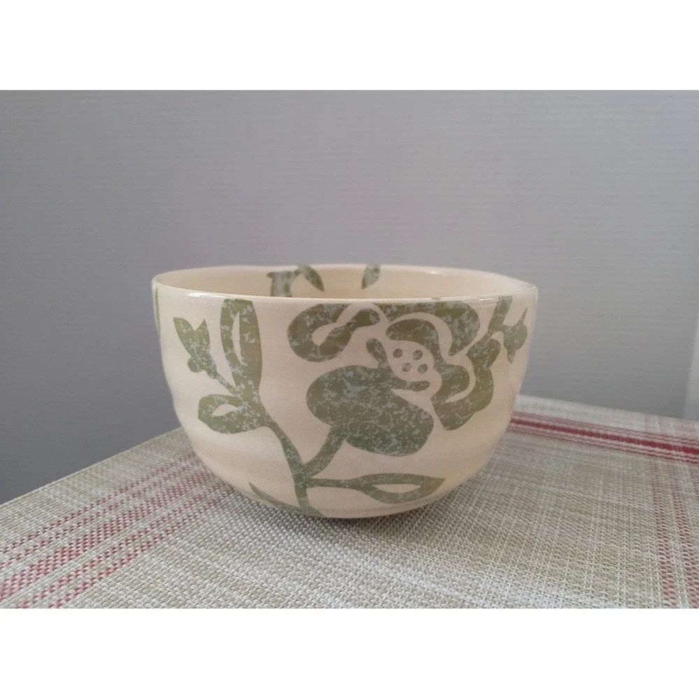 Victorian Flower Deep Cereal Bowl‎ by Tabletops Gallery